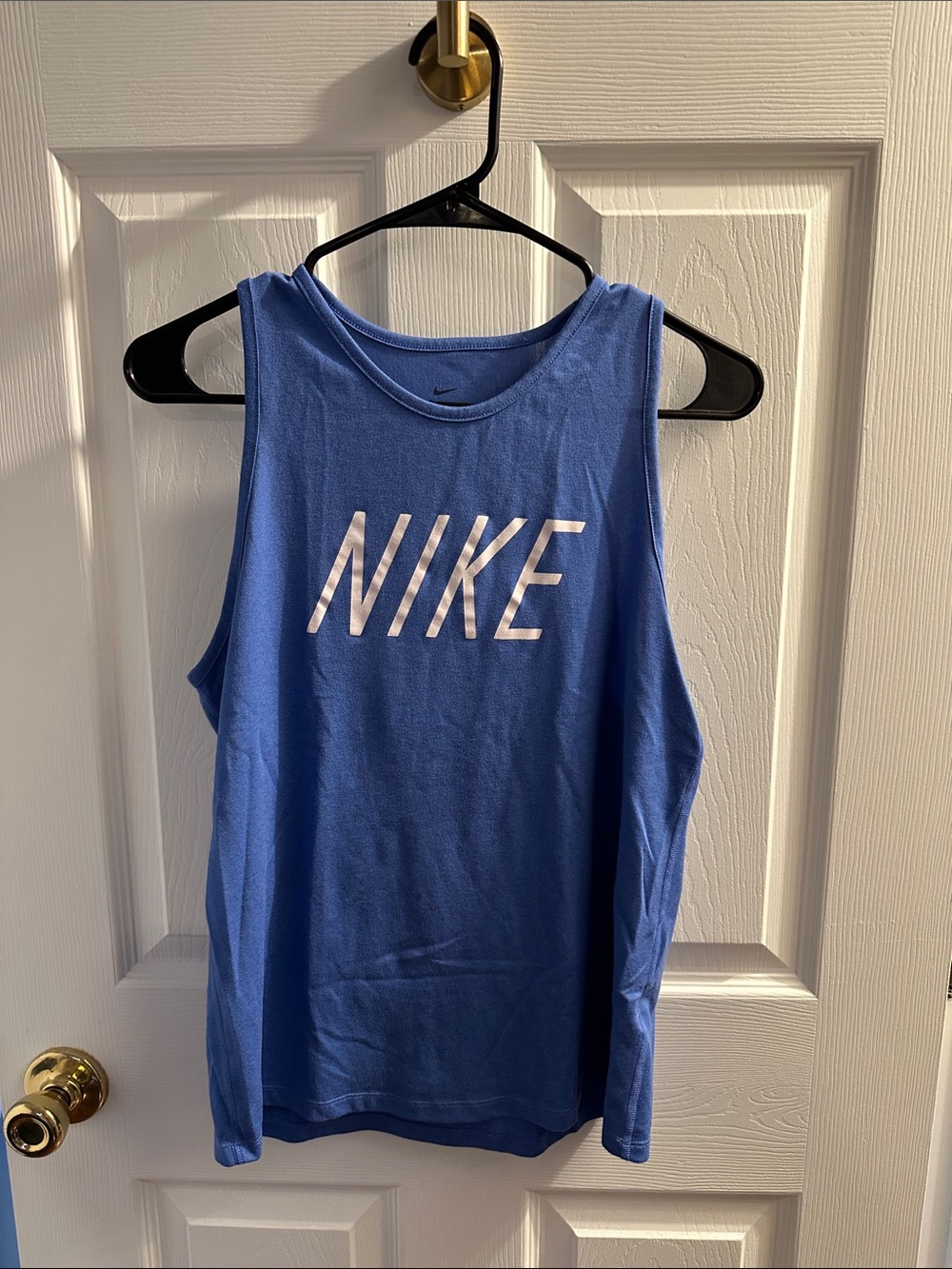 Nike Royal Blue Sleeveless Logo Tank Top